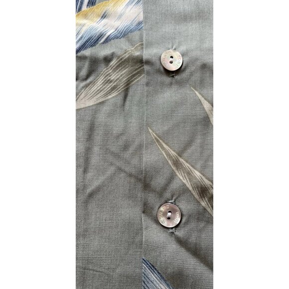 Vintage Tori Richard Men's Sz 2XL Short Sleeve Tropical Tree Leaf Hawaiian Shirt - Picture 7 of 14